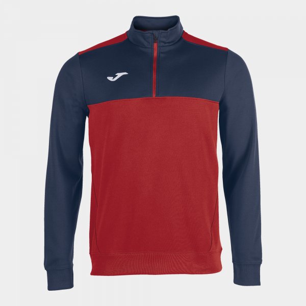 Mikina Joma Zip Winner červená-tmavě modrá