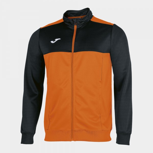 Mikina Joma Winner Full Zip oranžová-černá