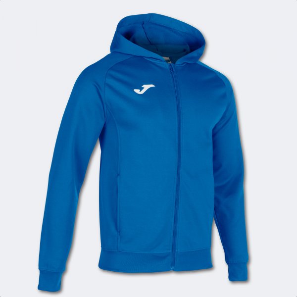 Mikina Menfis Hooded královská modrá s kapucí