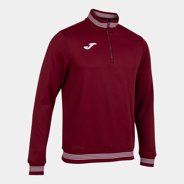 Mikina Joma Campus III Zip vínová