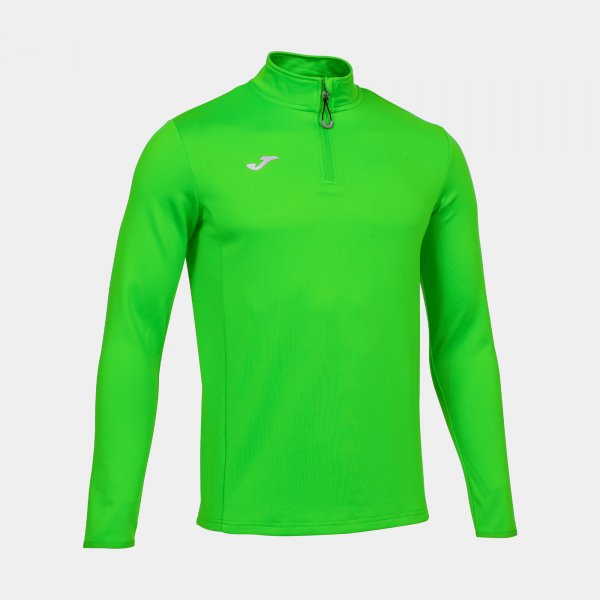 Mikina Joma Running Night fluo-zelená