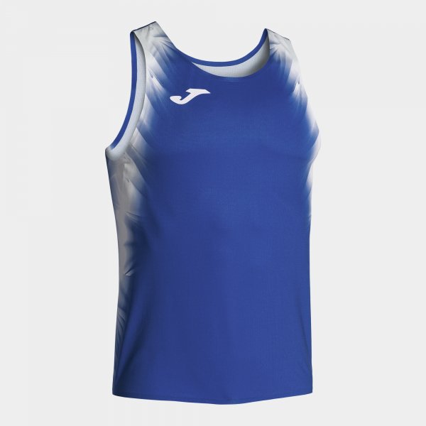 Tílko Joma Elite XI Tank Top královská modrá-bílá – běžecké tílko