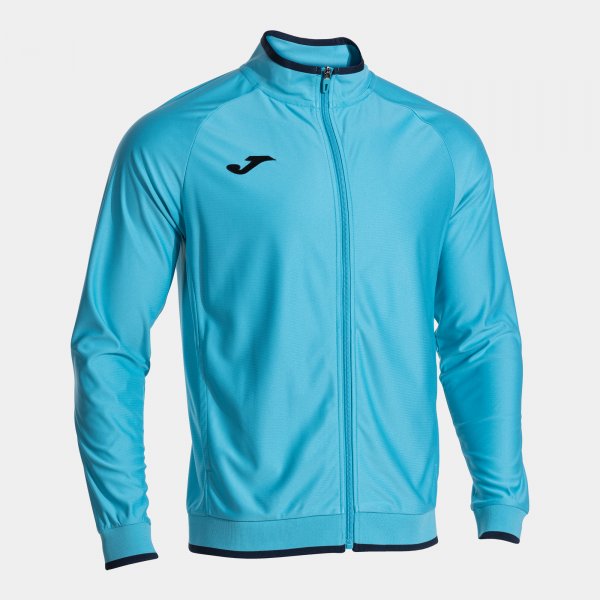 Mikina Joma Victory II Full Zip fluo-tyrkysová