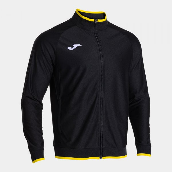 Mikina Joma Victory II Full Zip černá-žlutá