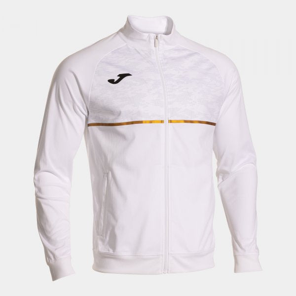 Bílá mikina Joma Record III Full Zip