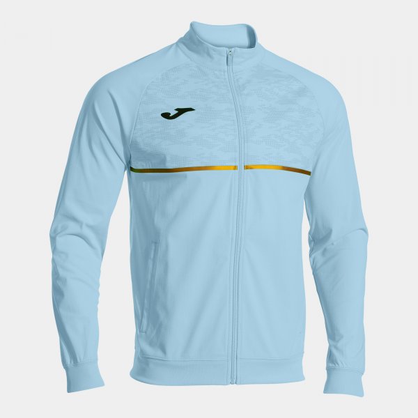 Světle modrá mikina Joma Record III Full Zip