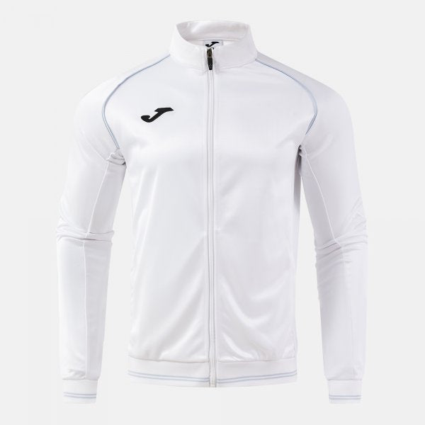Mikina Joma Vintage Eco Retro Full Zip bílá-šedá