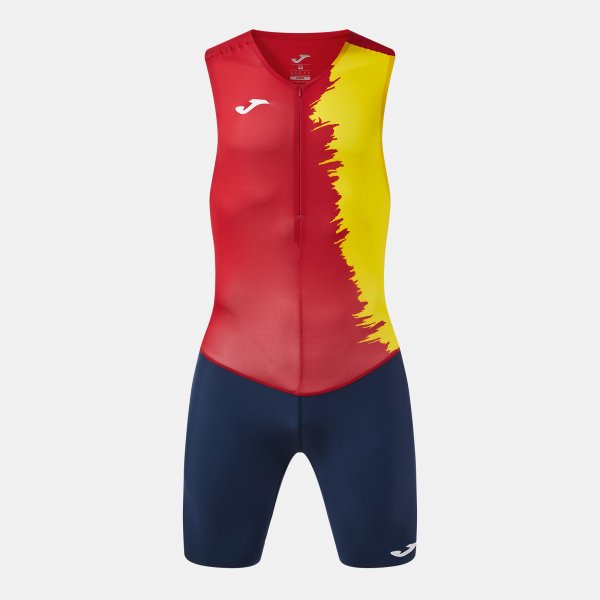 Body Joma City III Sport Suit červená-žlutá – sportovní body
