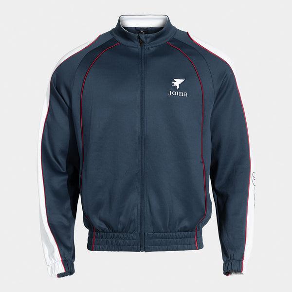 Mikina Joma Futbol Retro Mundial Full Zip tmavě modrá-bílá