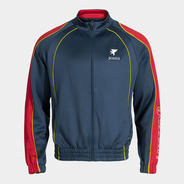 Mikina Joma Futbol Retro Mundial Full Zip tmavě modrá-červená