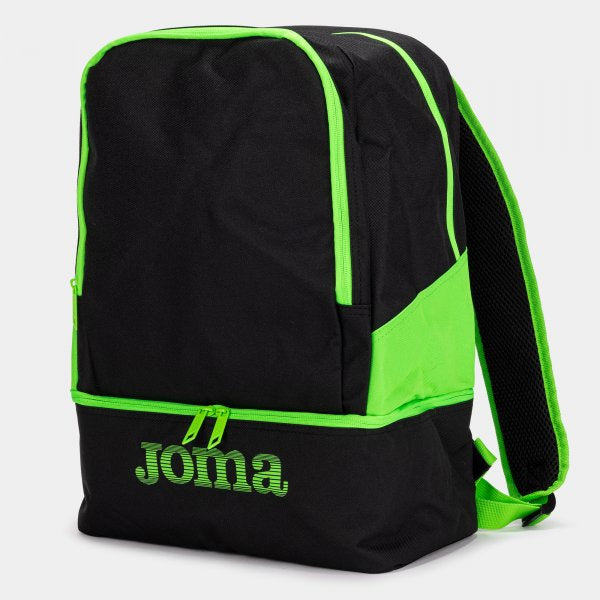 Černo-zelená fluorescenční sportovní taška Joma Estadio III