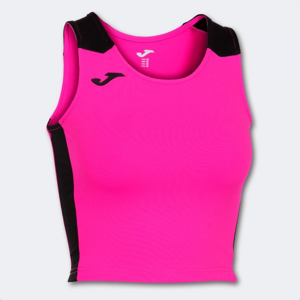 Tričko Joma Top Record II růžová-černá - dres a tričko
