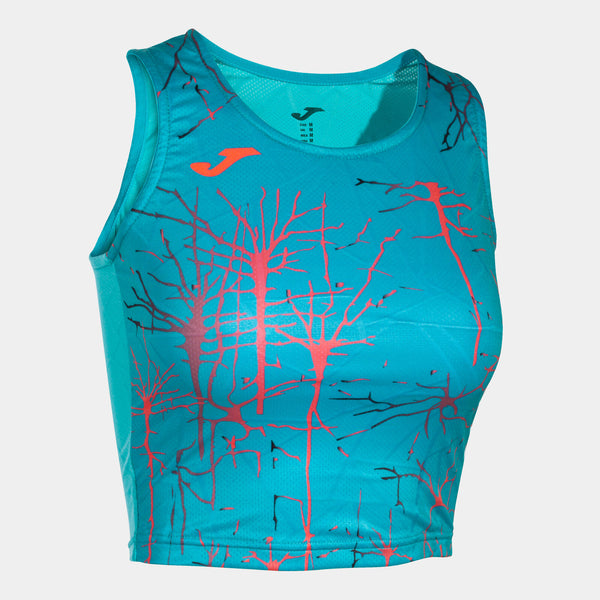 Tričko Joma Elite IX Top tyrkysová
