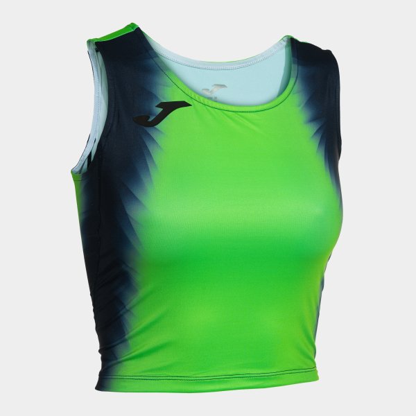 Tílko Joma Elite XI Top fluo-zelená – běžecké tílko