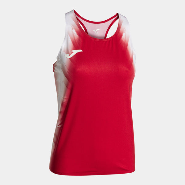 Tílko Joma Elite XI Tank Top červená-bílá – běžecké tílko