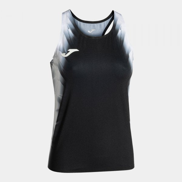 Tílko Joma Elite XI Tank Top černá-bílá – běžecké tílko