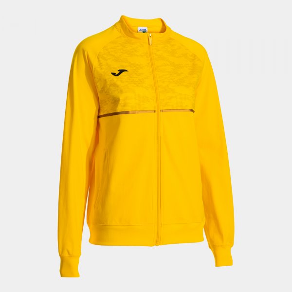 Žlutá mikina Joma Record III Full Zip