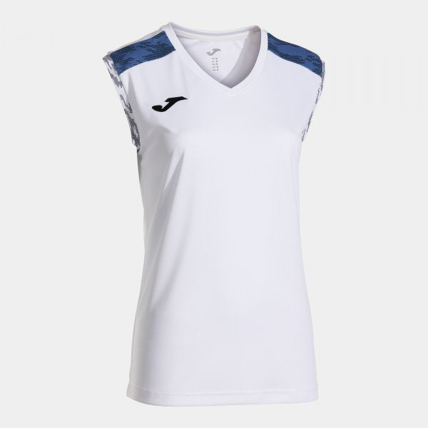 Tričko Joma Championship VIII bílá-královská modrá, sportovní dres