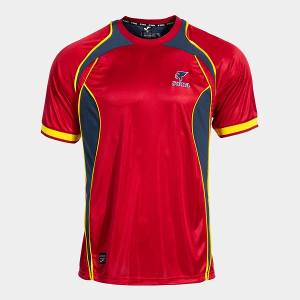 Tričko Joma Futbol Retro Mundial červená-žlutá