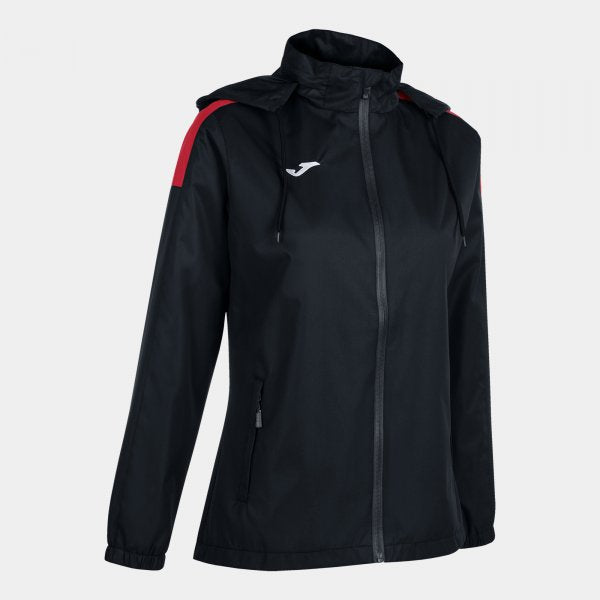 Pláštěnka Joma Rainjacket Trivor černá-červená – sportovní pláštěnka