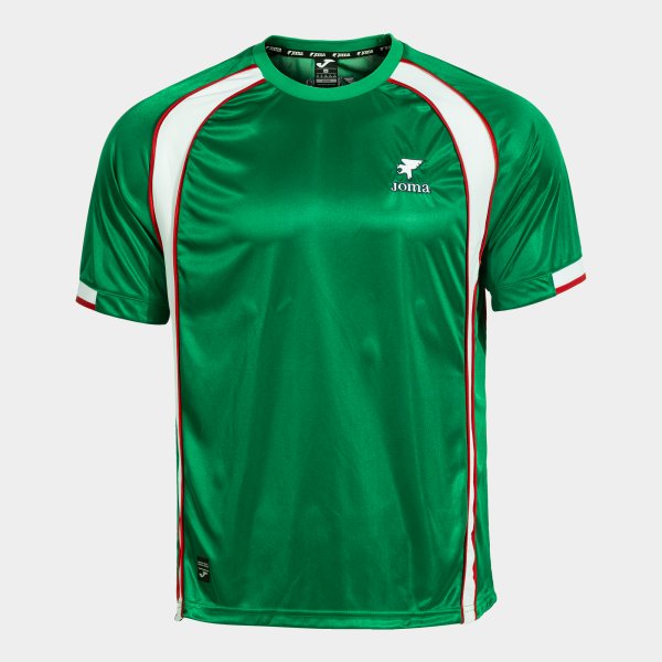 Tričko Joma Futbol Retro Mundial zelená-bílá