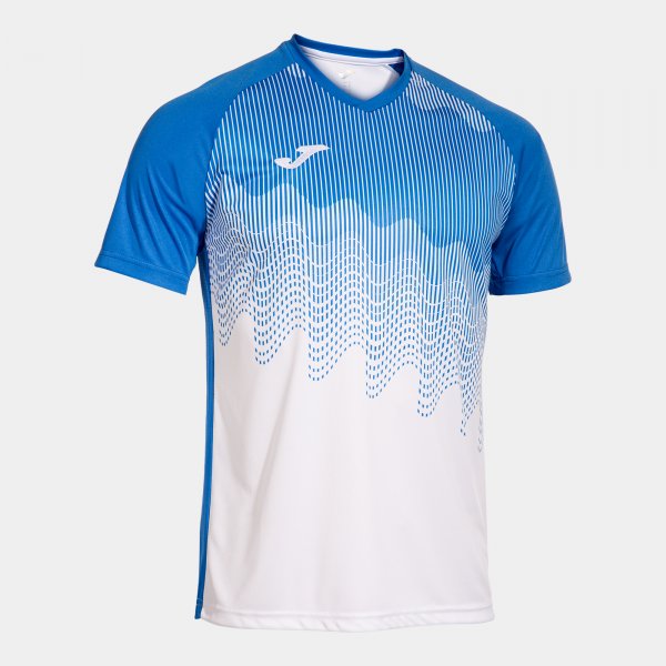 Tričko Joma Tiger VI bílá-královská modrá