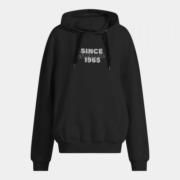 Černá mikina Joma Mimetic Hoodie s kapucí