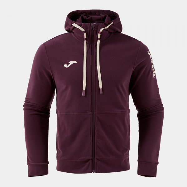 Vínová mikina Joma Invictus Zip-Up Hoodie