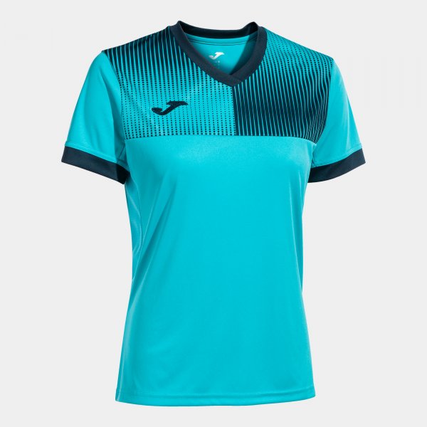 Tričko Joma Supernova IV Turquoise-Navy fluo-tyrkysová