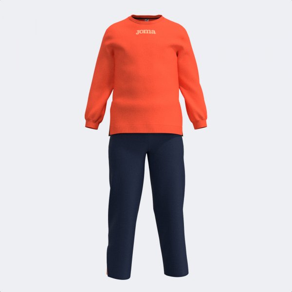 Dětská souprava Joma Kids Camp Tracksuit oranžová-tmavě modrá