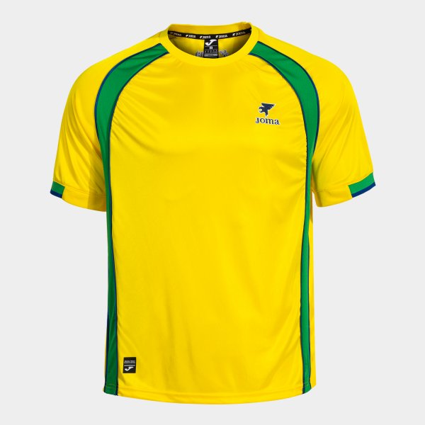 Tričko Joma Futbol Retro Mundial žlutá-zelená