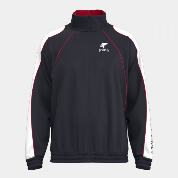Mikina Joma Futbol Retro Mundial Full Zip tmavě modrá-bílá