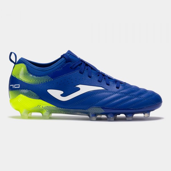 Joma Numero-10 Firm Ground královská modrá – lisované kopačky