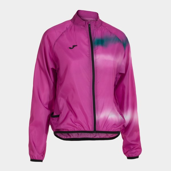 Fluo-růžová pláštěnka Joma Crono Printing Windbreaker