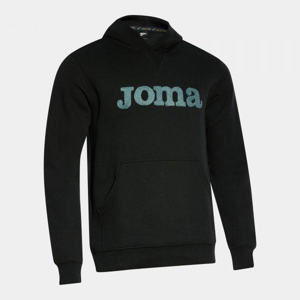 Černá mikina s kapucí Joma Step Hoodie