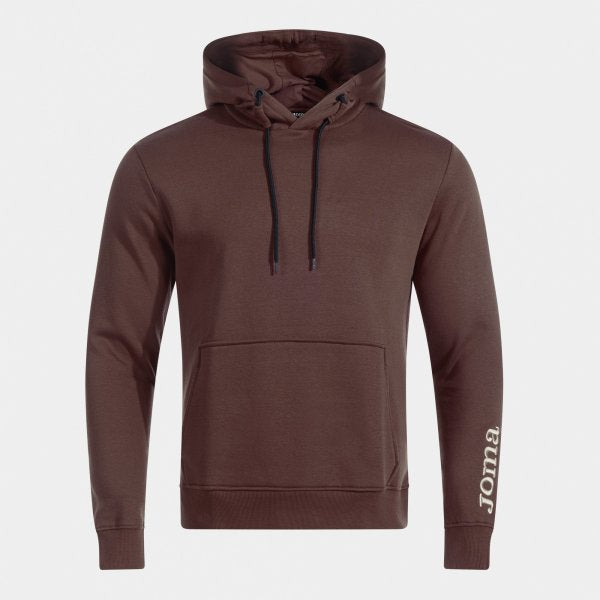 Hnědá mikina Joma University Hoodie s kapucí