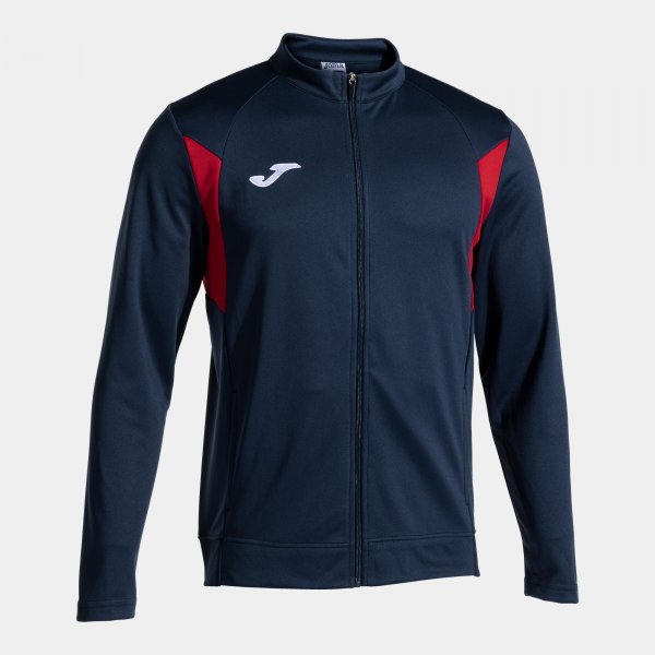 Mikina Joma Winner III Full Zip tmavě modrá-červená