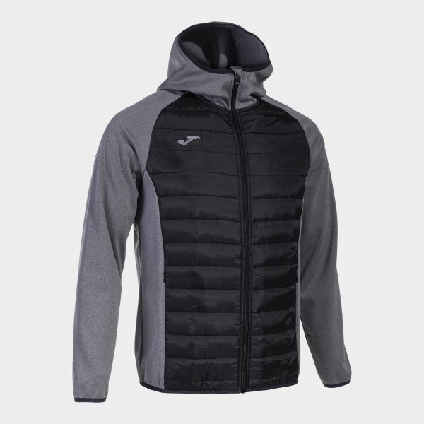Bunda Joma Berna III Soft Shell Melange šedá-černá – bunda