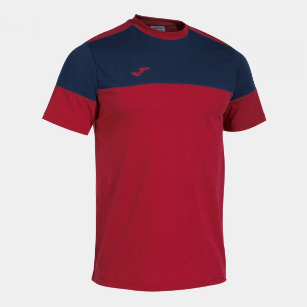 Tričko Joma Crew červená-tmavě modrá