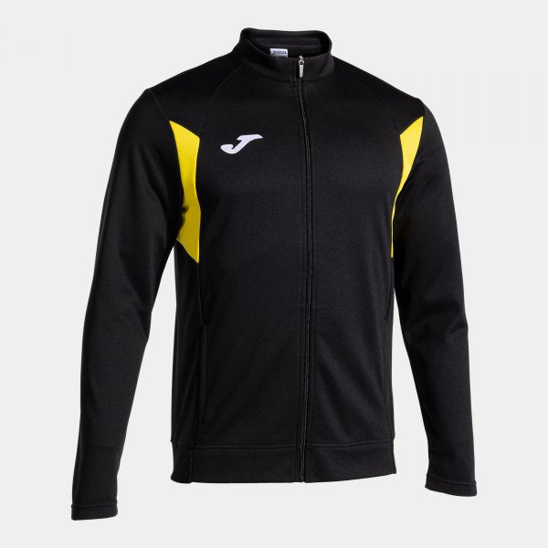 Mikina Joma Winner III Full Zip černá-žlutá