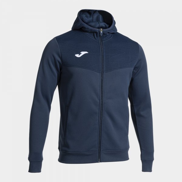 Mikina Campus Street Zip-Up Hoodie tmavě modrá – mikina Joma