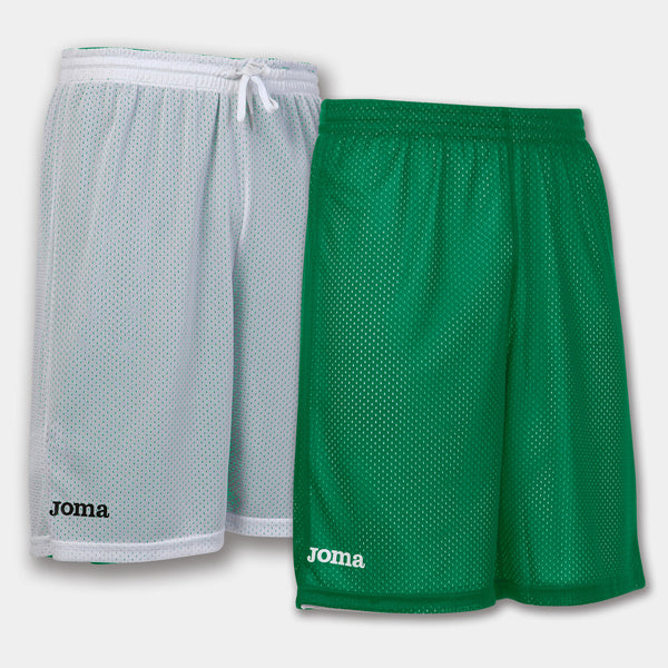 Kalhoty Basket Rookie Reversible zelená-bílá – oboustranné šortky