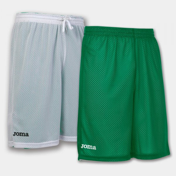 Kalhoty Basket Rookie Reversible zelená-bílá – oboustranné šortky