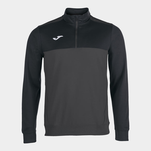 Mikina Joma Zip Winner antracitová-černá