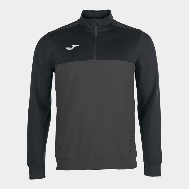 Mikina Joma Zip Winner antracitová-černá