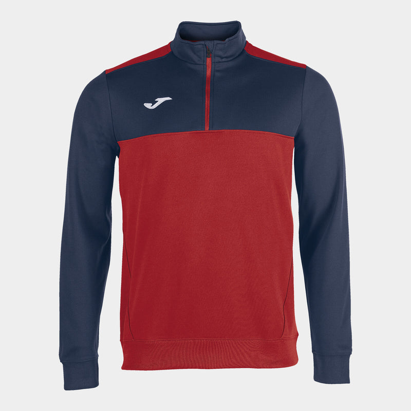 Mikina Joma Zip Winner červená-tmavě modrá
