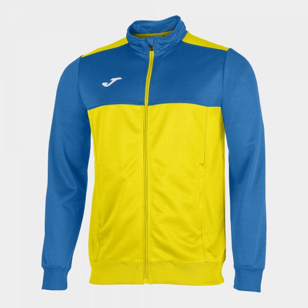 Mikina Joma Winner Full Zip žlutá-královská modrá