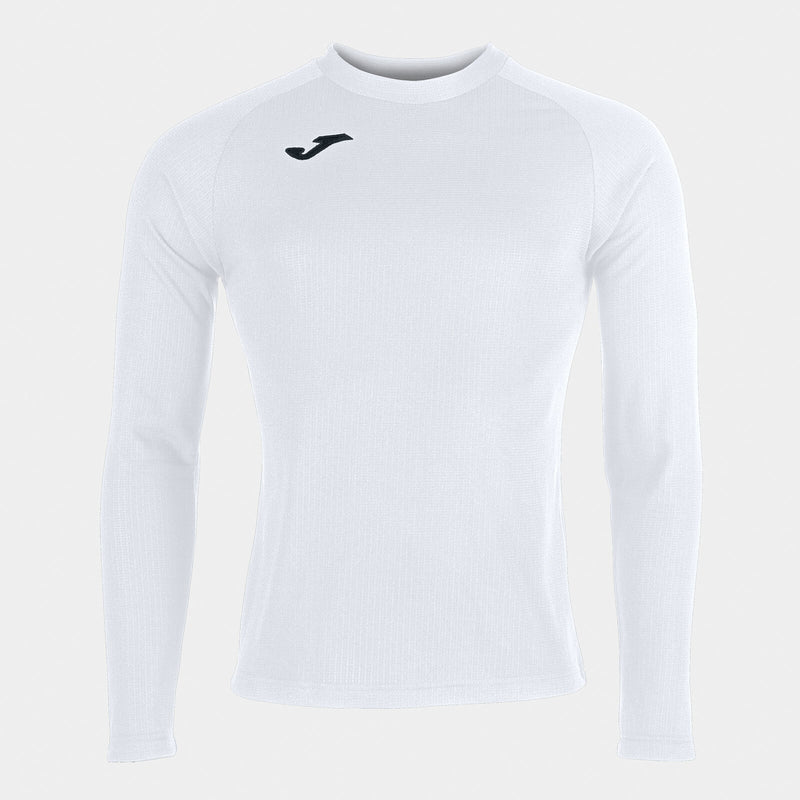 Funkční tričko Joma Brama Fleece bílé – zateplená spodní vrstva