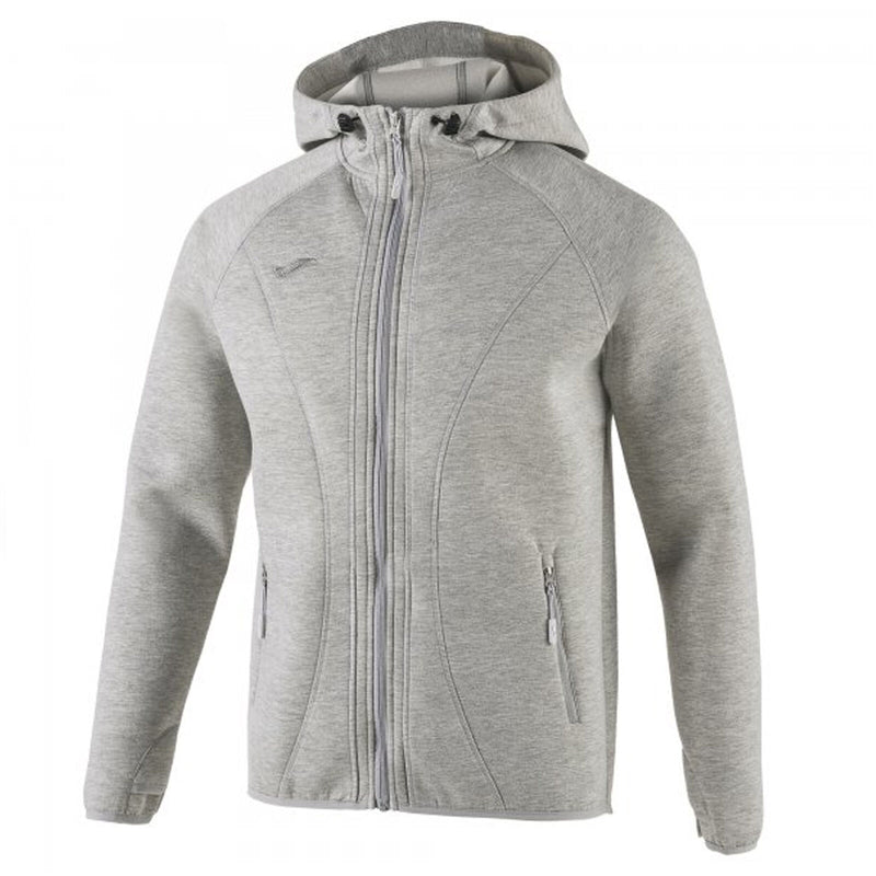 Světle šedá softshellová bunda Joma Basilea Hoodie