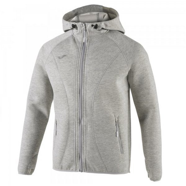 Světle šedá softshellová bunda Joma Basilea Hoodie